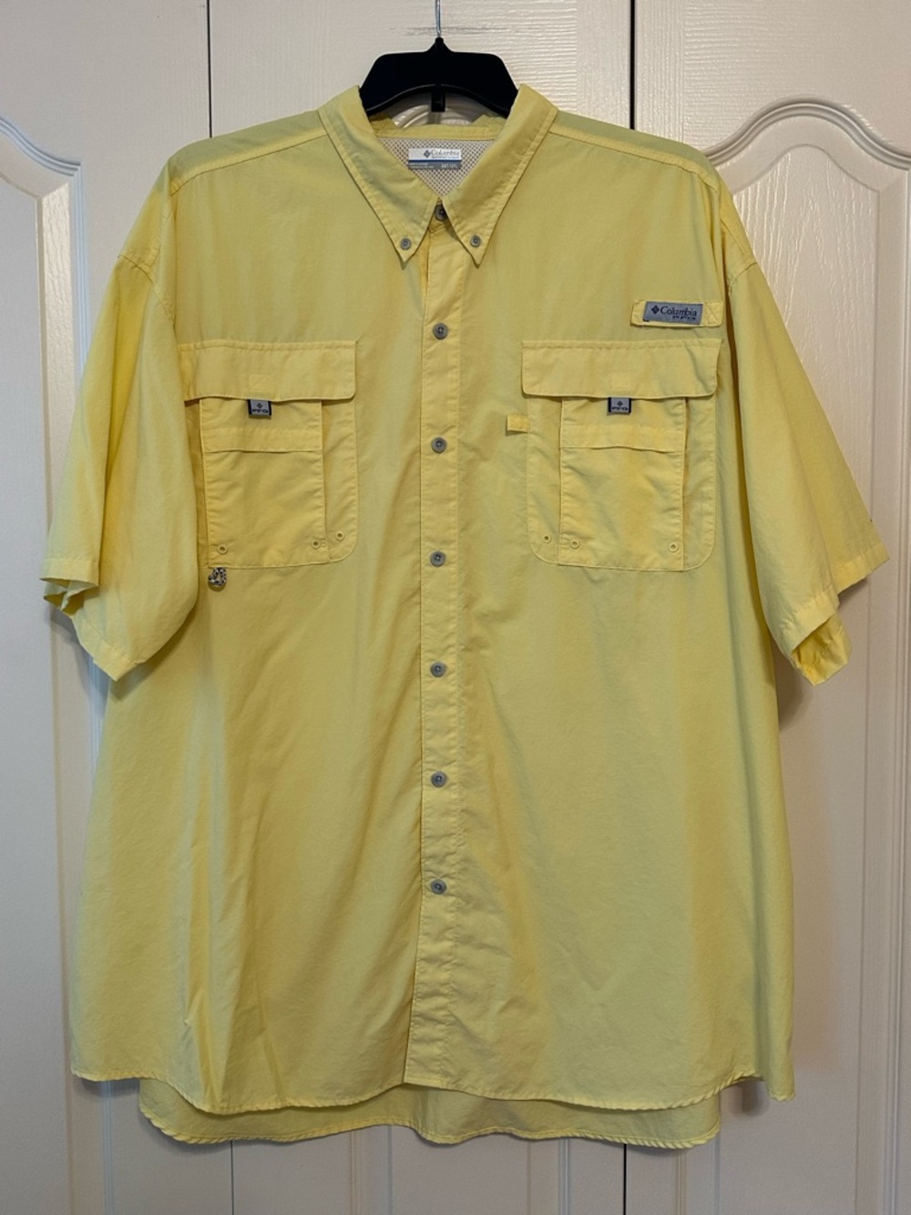 Columbia Men’s PFG Bahama II Short Sleeve Button-Down Fishing Shirt 3XT